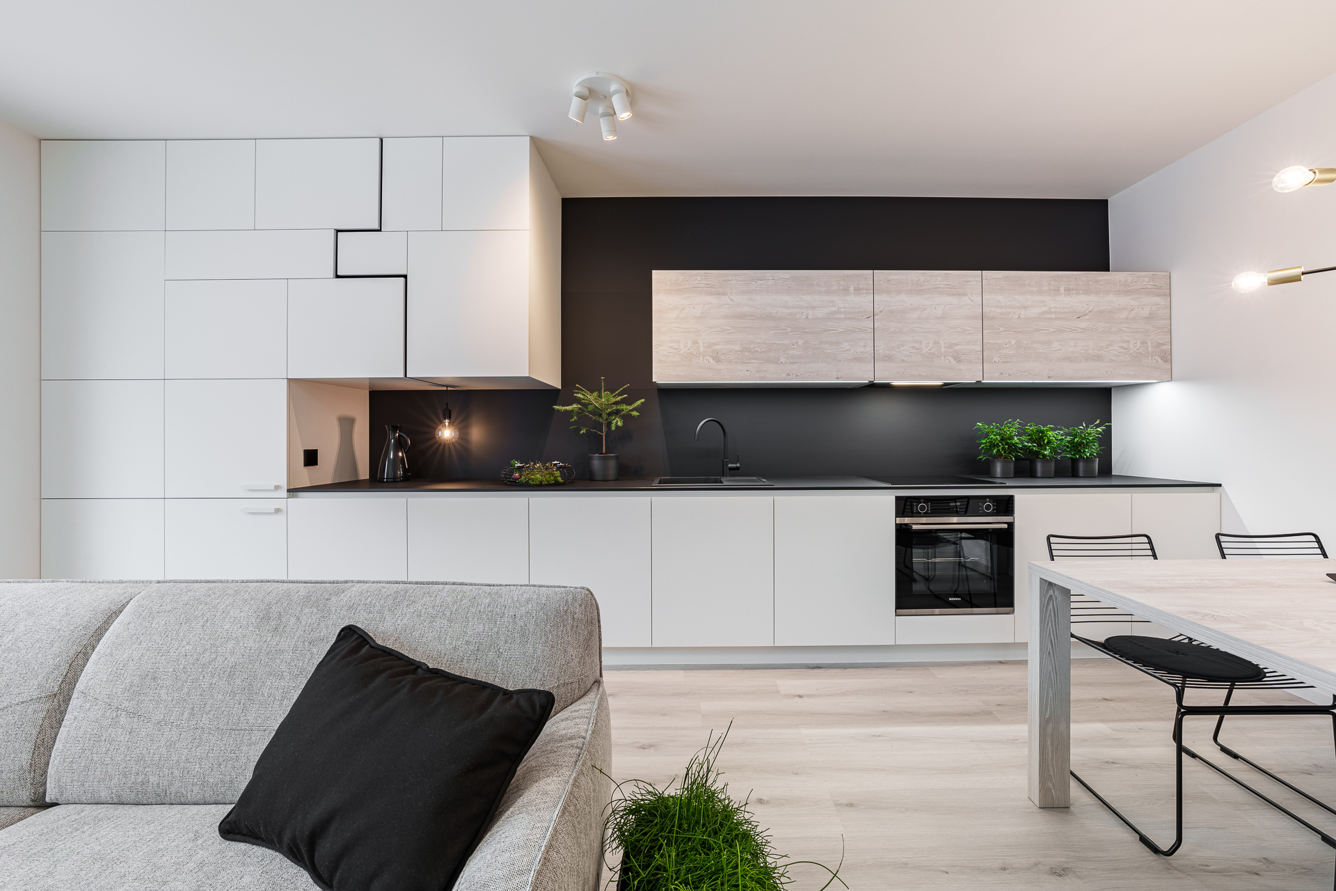 Byty vybaveny kuchyňskou linkou