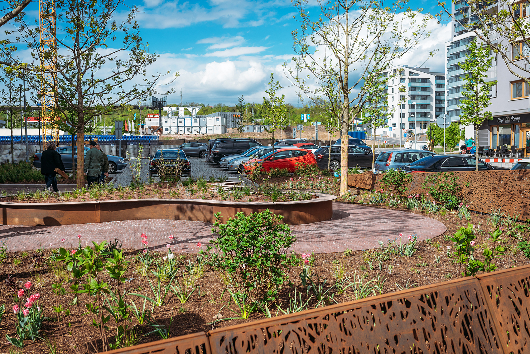 V areálu SUOMI Hloubětín jsme otevřeli nové náměstí