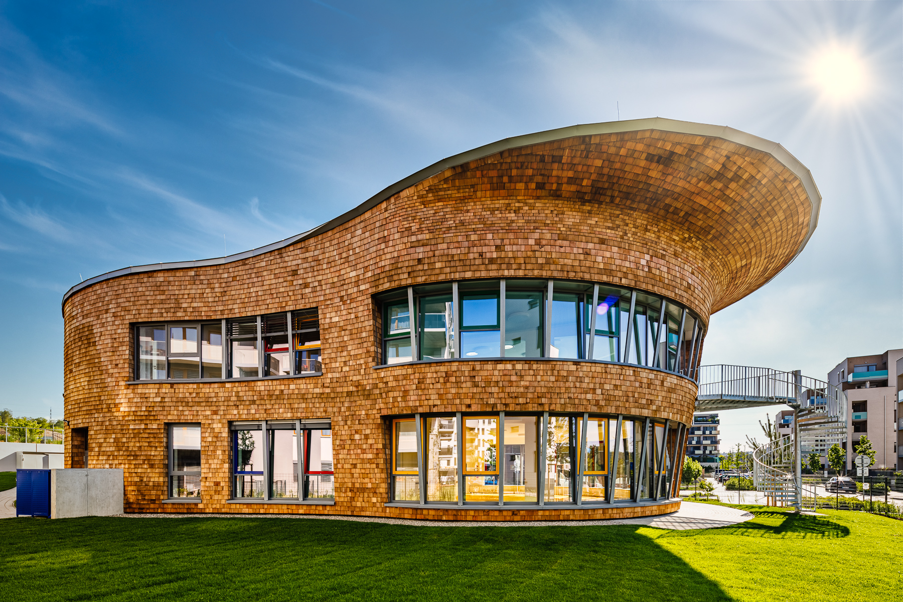 V mateřské škole v SUOMI Hloubětín se konalo setkání odborné Platformy pro udržitelné stavebnictví ze dřeva