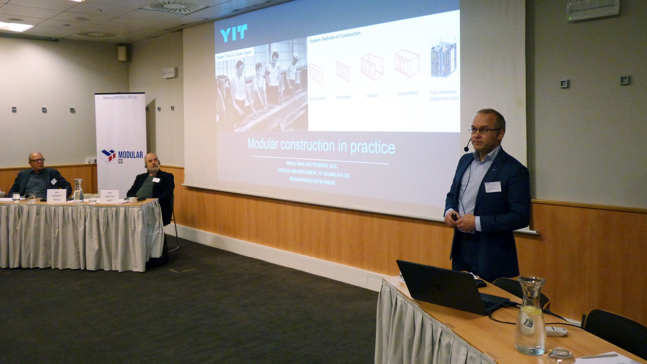 Stali jsme se členem Československé asociace modulární výstavby a sdíleli jsme naše zkušenosti na konferenci Modulární svět 2019