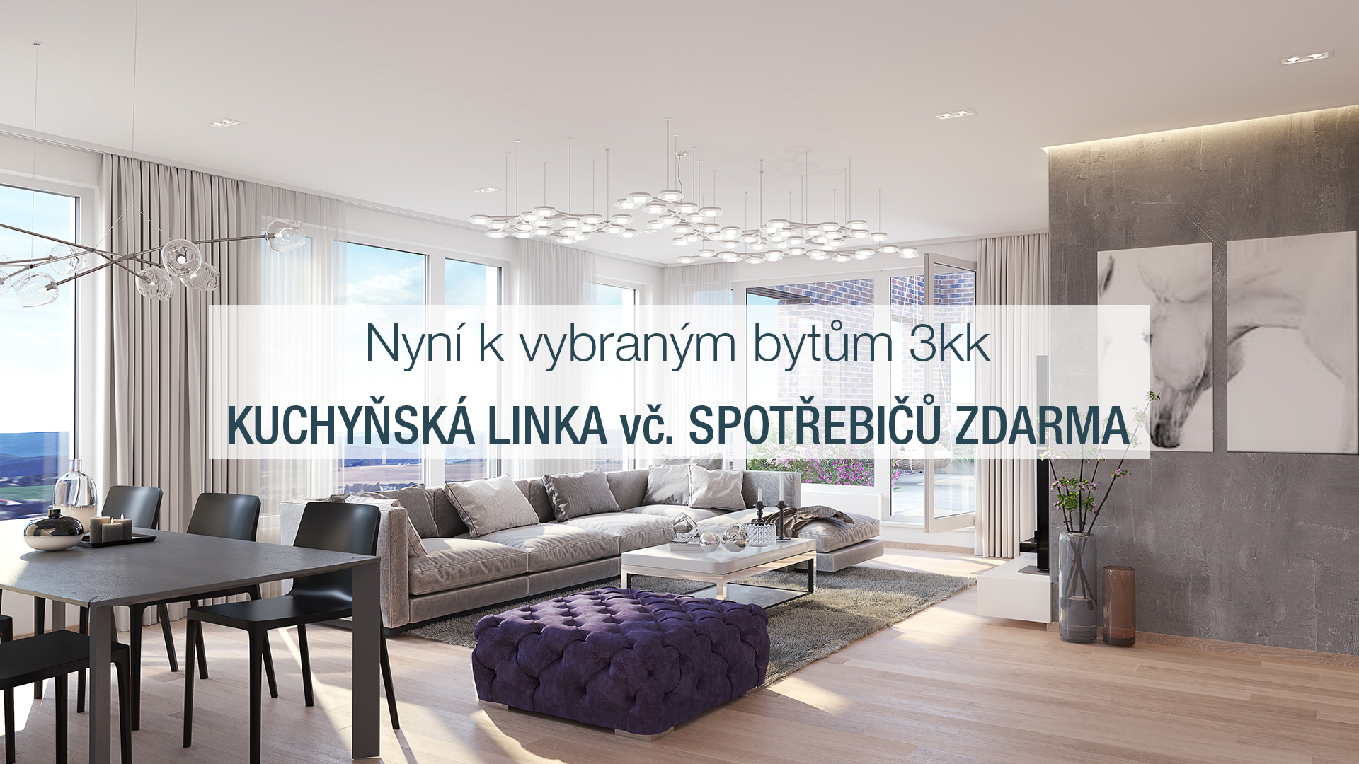 Využijte akční nabídky YIT – k vybraným bytům v projektu RANTA Barrandov kuchyň zdarma!